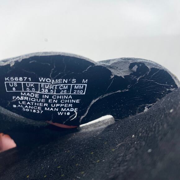 adiPRENE by Adidas Black Sandals Wedge Strappy Leather Women sz 8 - Picture 6 of 8